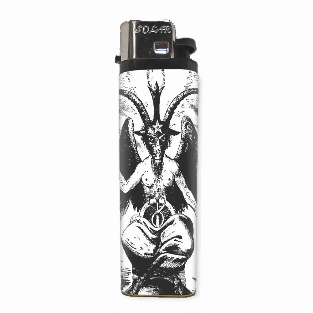 Wicked Supplies Charming Accents Baphomet Goat Basic Lighter