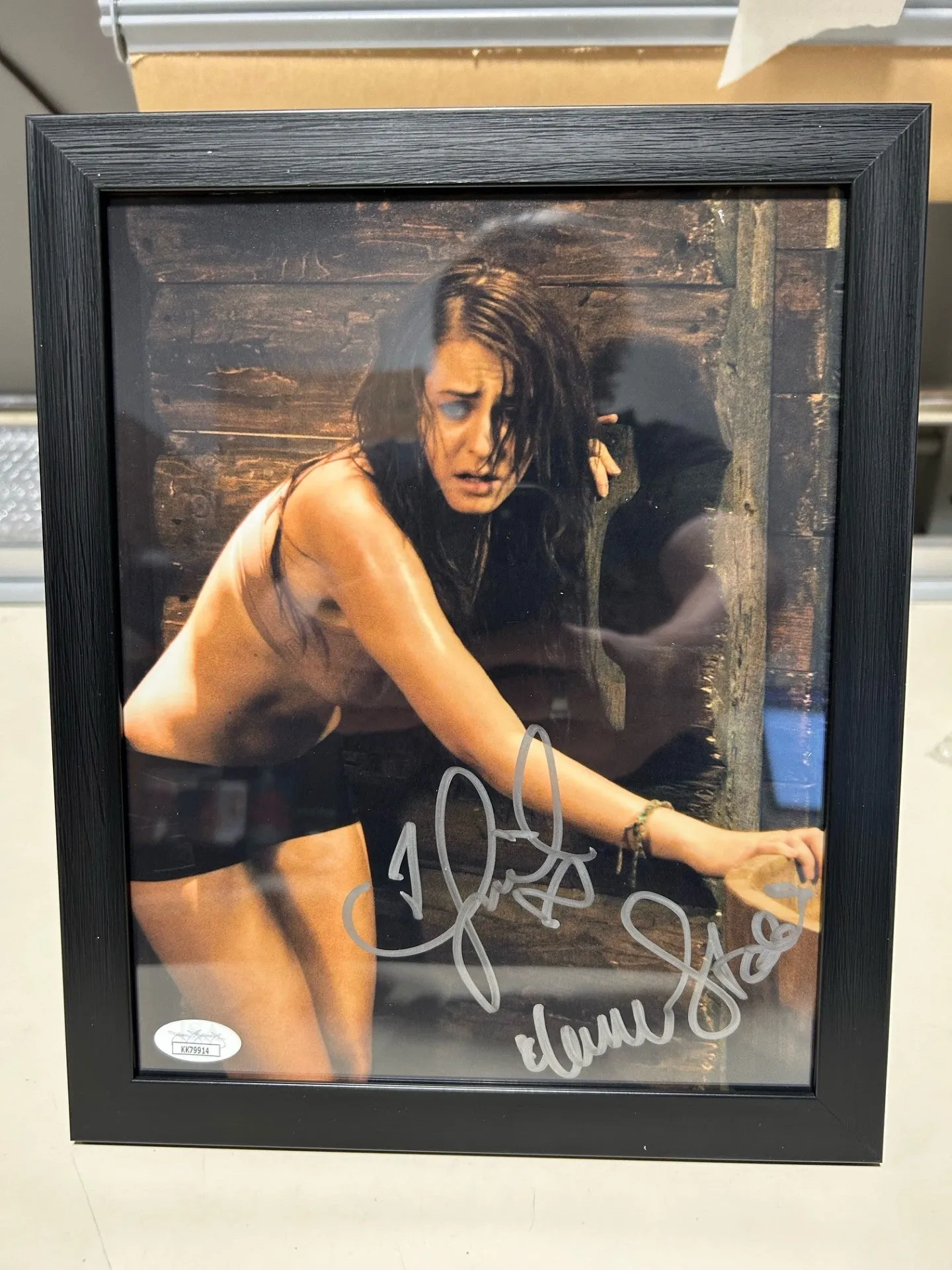 Ghostly Crafts Scout Taylor-Compton Autographed Halloween (2007) 8x10 Photograph JSA Certified Framed