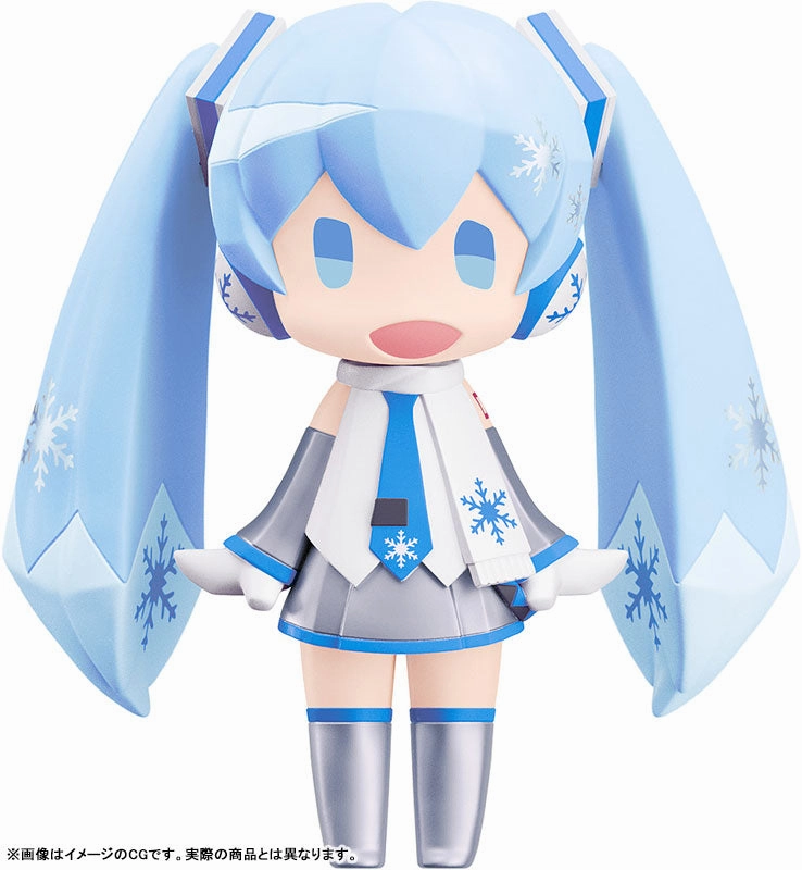 Art Product Hand Painted HELLO! GOOD SMILE Character Vocal Series 01 Hatsune Miku Snow Miku