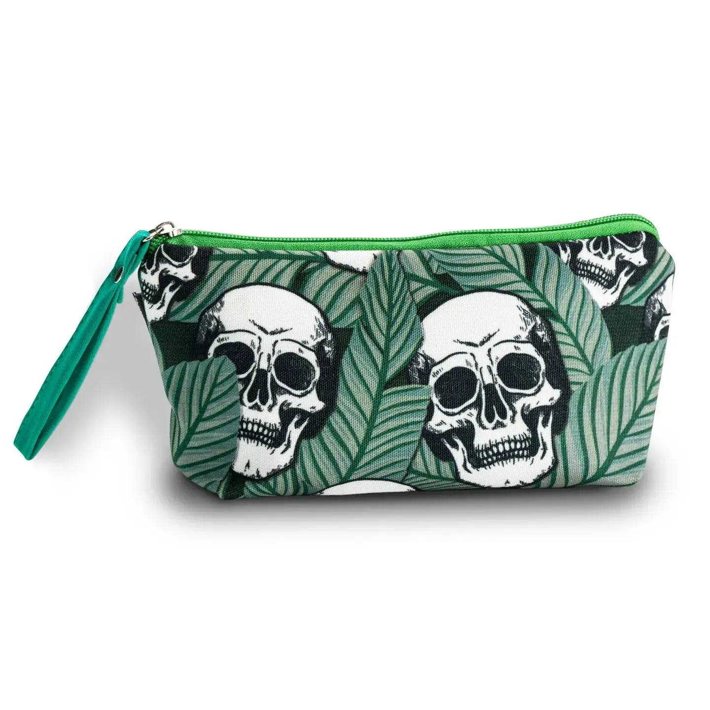 Fantastic Party Ghostly Figures Skullistic Tropic Skulls Makeup Bag