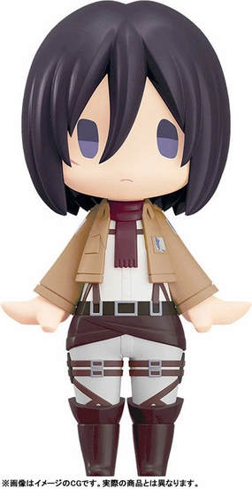 Superhero Display Plush Companion HELLO! GOOD SMILE "Attack on Titan" Mikasa Ackerman