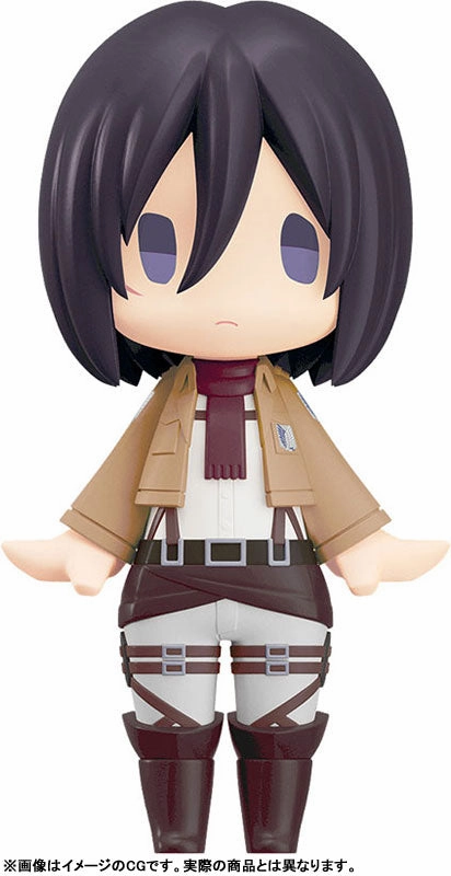 Superhero Display Plush Companion HELLO! GOOD SMILE "Attack on Titan" Mikasa Ackerman