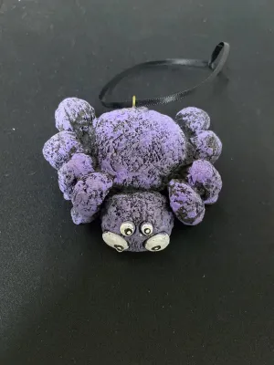 Spider Trick-A-Tree Ornament Monster Figures Wicked Displays