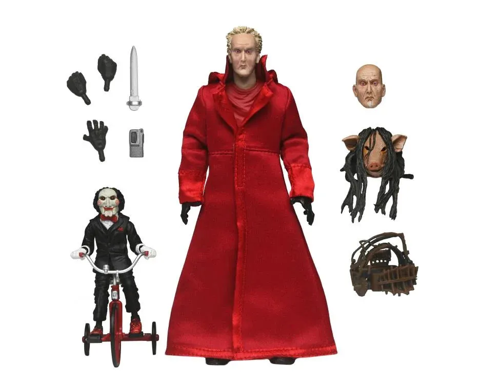 Mystical Ornaments Spooky Party Saw Ultimate Jigsaw Killer (Red Robe) Action Figure