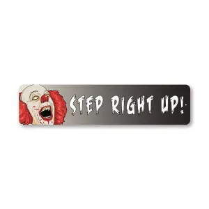 Haunted Decorations Charming Decorations Step Right Up Sign