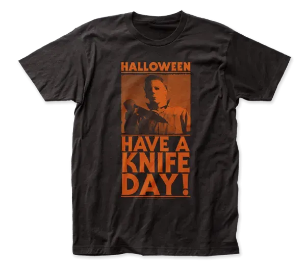 Halloween ?C Have A Knife Day T-Shirt HighNeckline