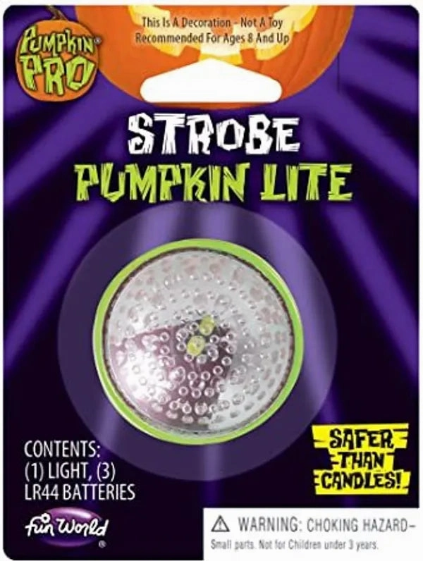 Strobe Pumpkin Lite Mysterious Lights Wicked Lights