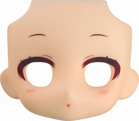 Nendoroid Doll Customizable Face Plate Narrowed Eyes: With Makeup (Almond Milk) Seasonal Decoration