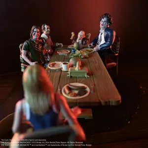 The Texas Chainsaw Massacre (1974) - Dinner Scene Playset Mystical Accessories Ghostly Lights
