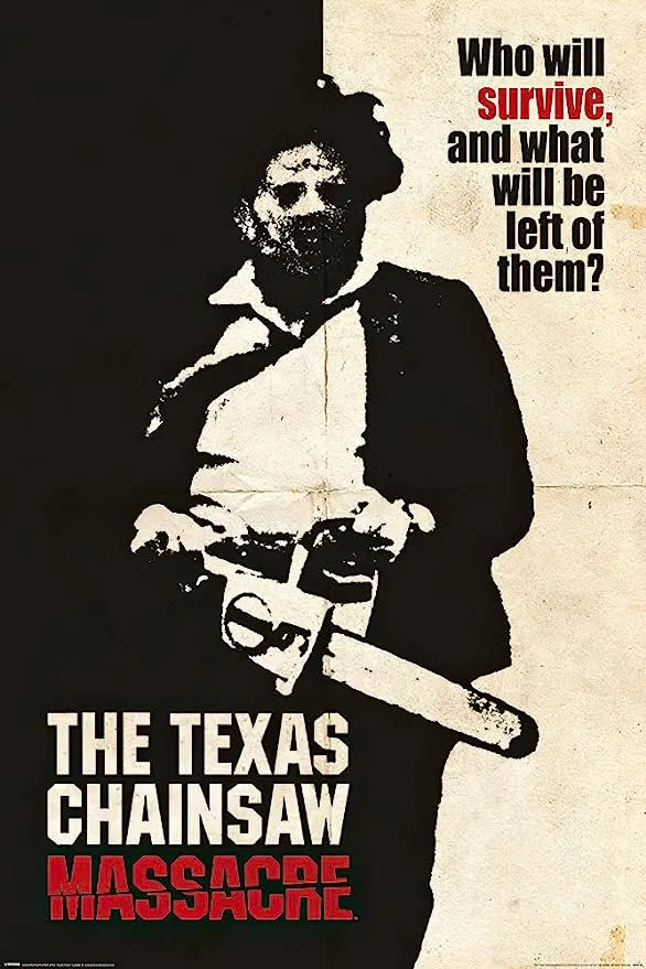 The Texas Chainsaw Massacre - Chainsaw Poster Spooky Figures Spooky Displays