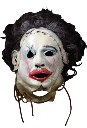 THE TEXAS CHAINSAW MASSACRE - LEATHERFACE 1974 PRETTY WOMAN MASK Monster Accessories Ghoulish Figures