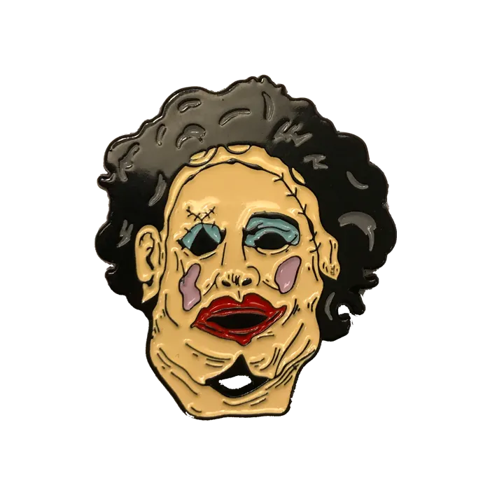 The Texas Chainsaw Massacre - Leatherface Pretty Woman Enamel Pin Haunted Decor