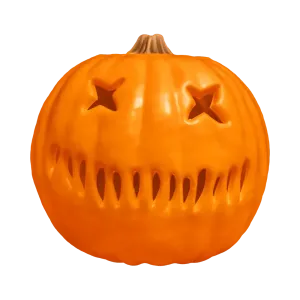 TRICK R' TREAT - LIGHT UP PUMPKIN Eerie Crafts Haunted Decorations