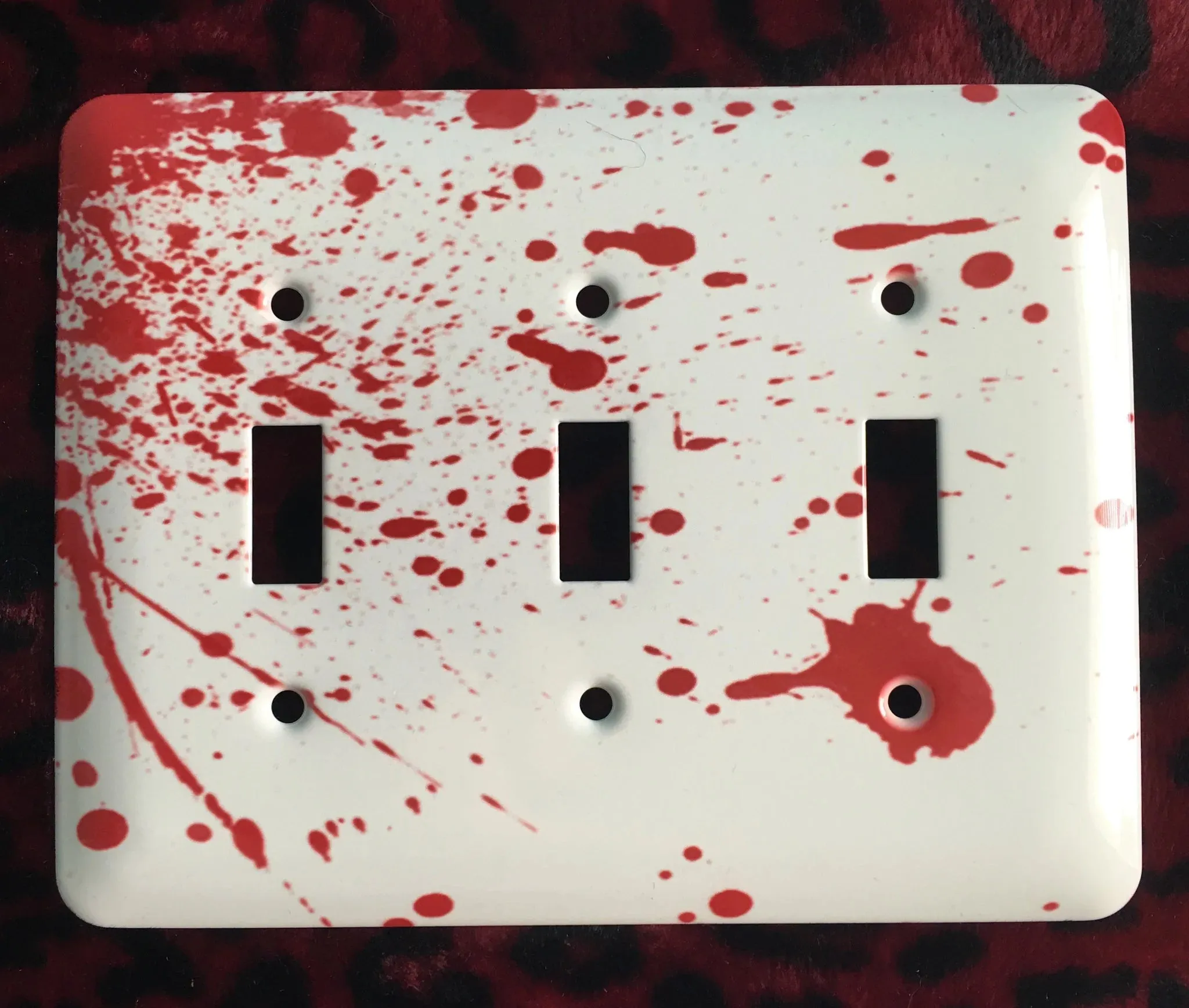 Wicked Decorations Triple Light Switch Cover