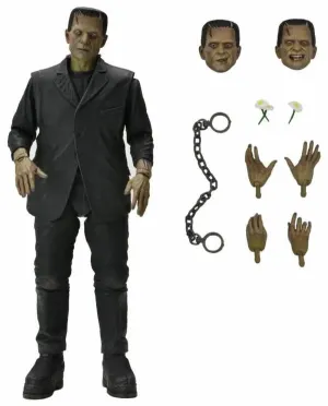 Ultimate Frankenstein Action Figure 7 inch - Monster (Color) Haunted Party Eerie Decorations