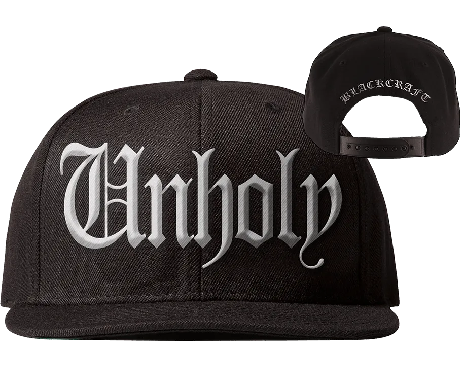 Unholy - Snapback Hat Essential Style Low Maintenance