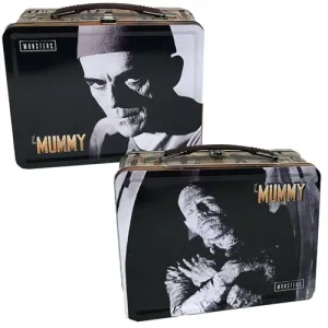 Universal Monsters  Lunch Box - The Mummy Tin Tote Ghostly Lights