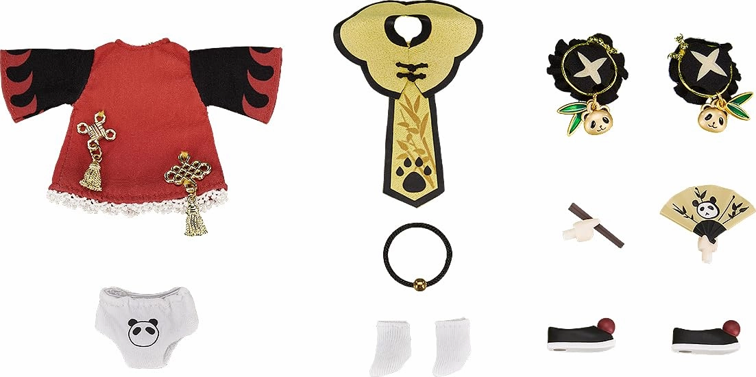 Niche Interest Nendoroid Doll Outfit Set Chinese-Style Panda Hot Pot - Star Anise
