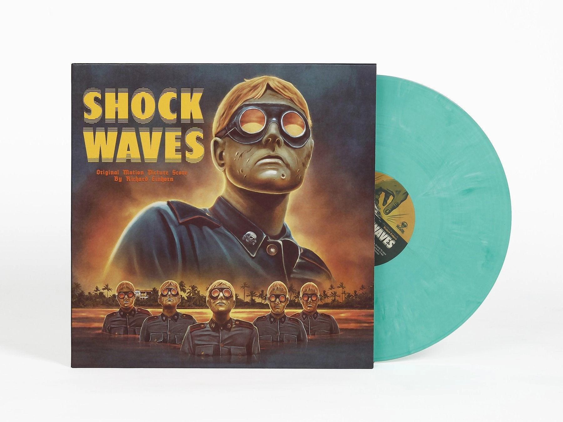 Waxwork Records - Shock Waves "Sea Foam Green" Vinyl Creepy Ornaments Scary Accents