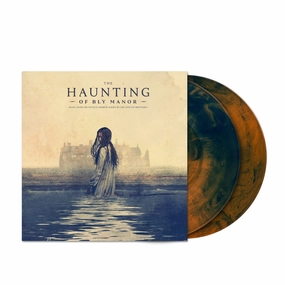 Waxwork Records - The Haunting of Bly Manor 2xLP ??Lady in the Lake" Rust and Deep Blue Swirled Colored Vinyl Wicked Designs Ghoulish Masks