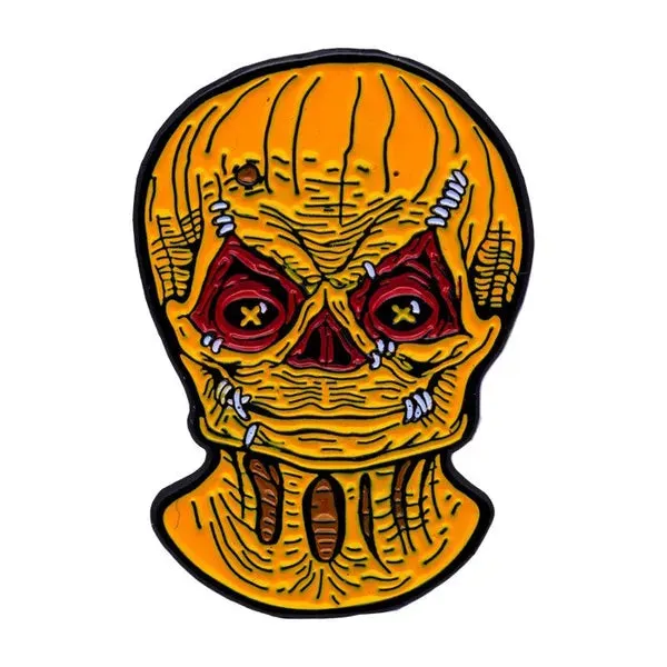 Ghoulish Props Enchanting Decorations Trick r Treat Sam Unmasked - Enamel Pin