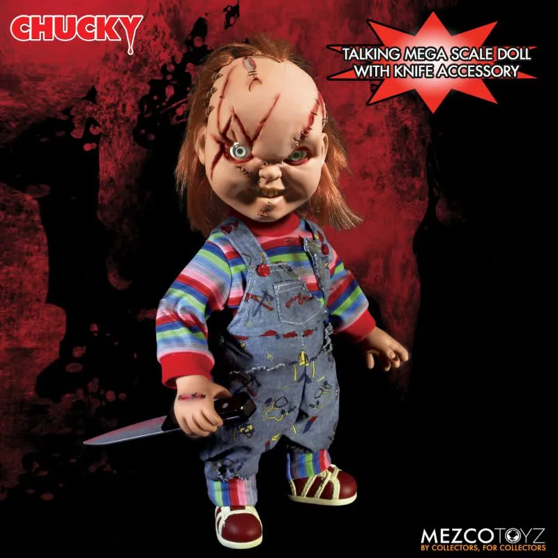 Mysterious Masks Talking Childs Play Scarred Chucky 15"