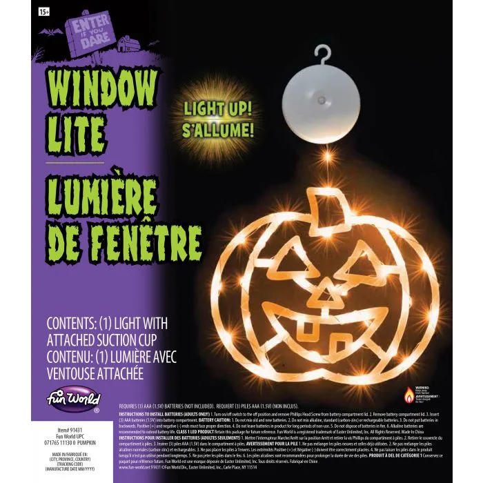 Creepy Decor Window Lites