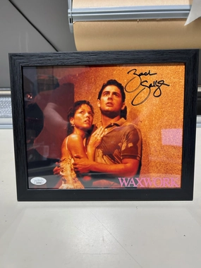 Zach Galligan Autographed Waxwork 8x10 Photo Framed Mysterious Figures