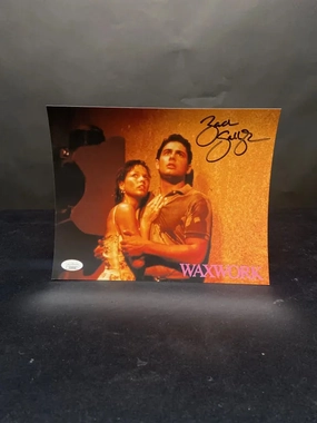 Zach Galligan Autographed Waxwork 8x10 Photo Creepy Supplies